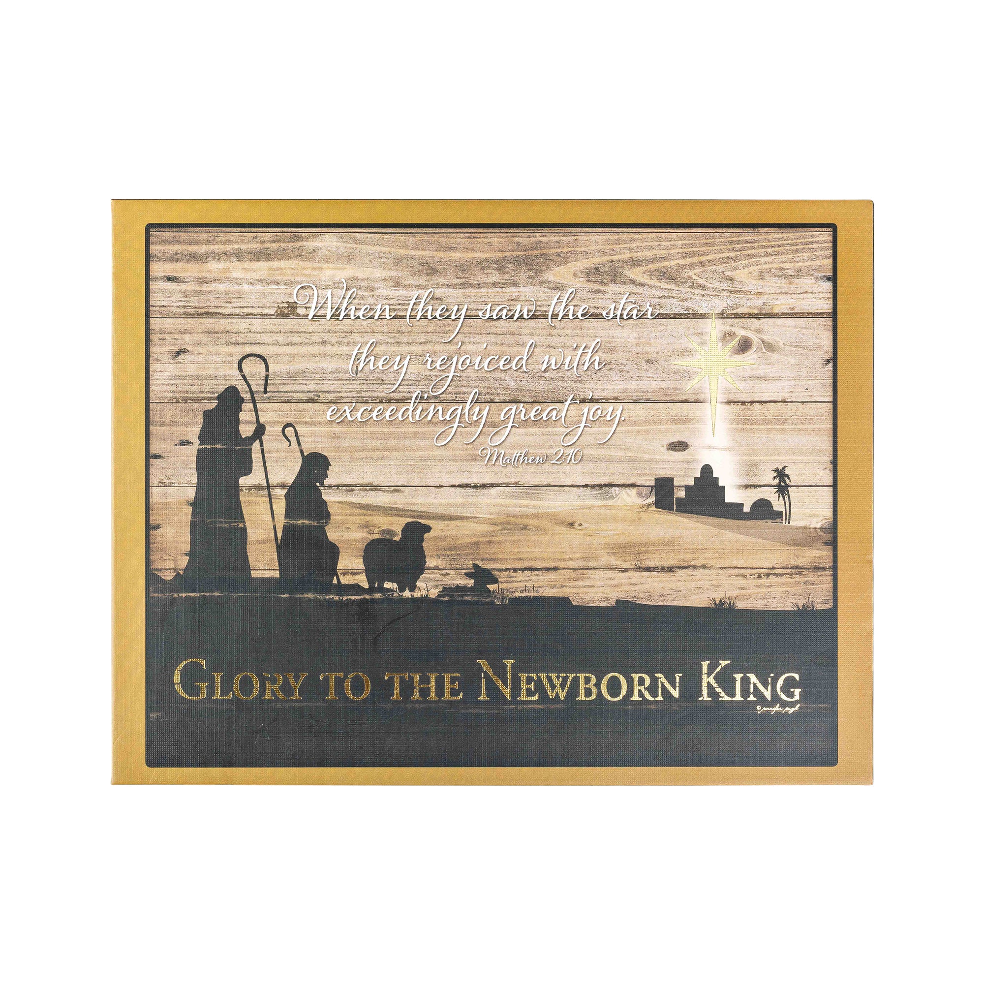 Boxed Christmas Cards: Vintage Wood Wise Men