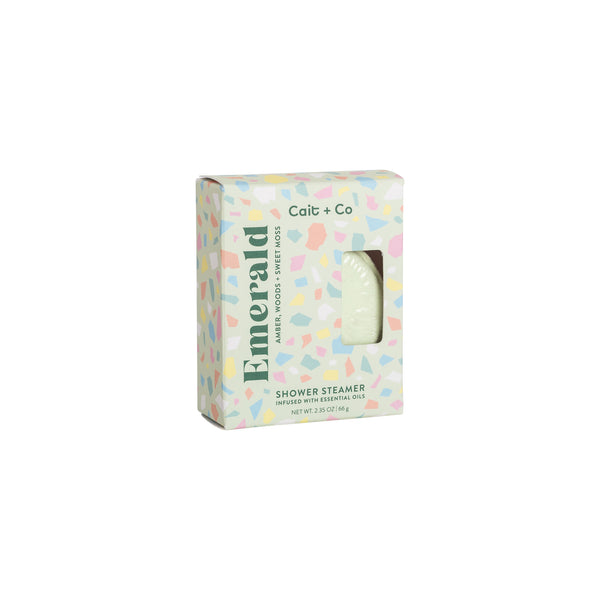 Gem Shower Steamer Cube Display - Emerald