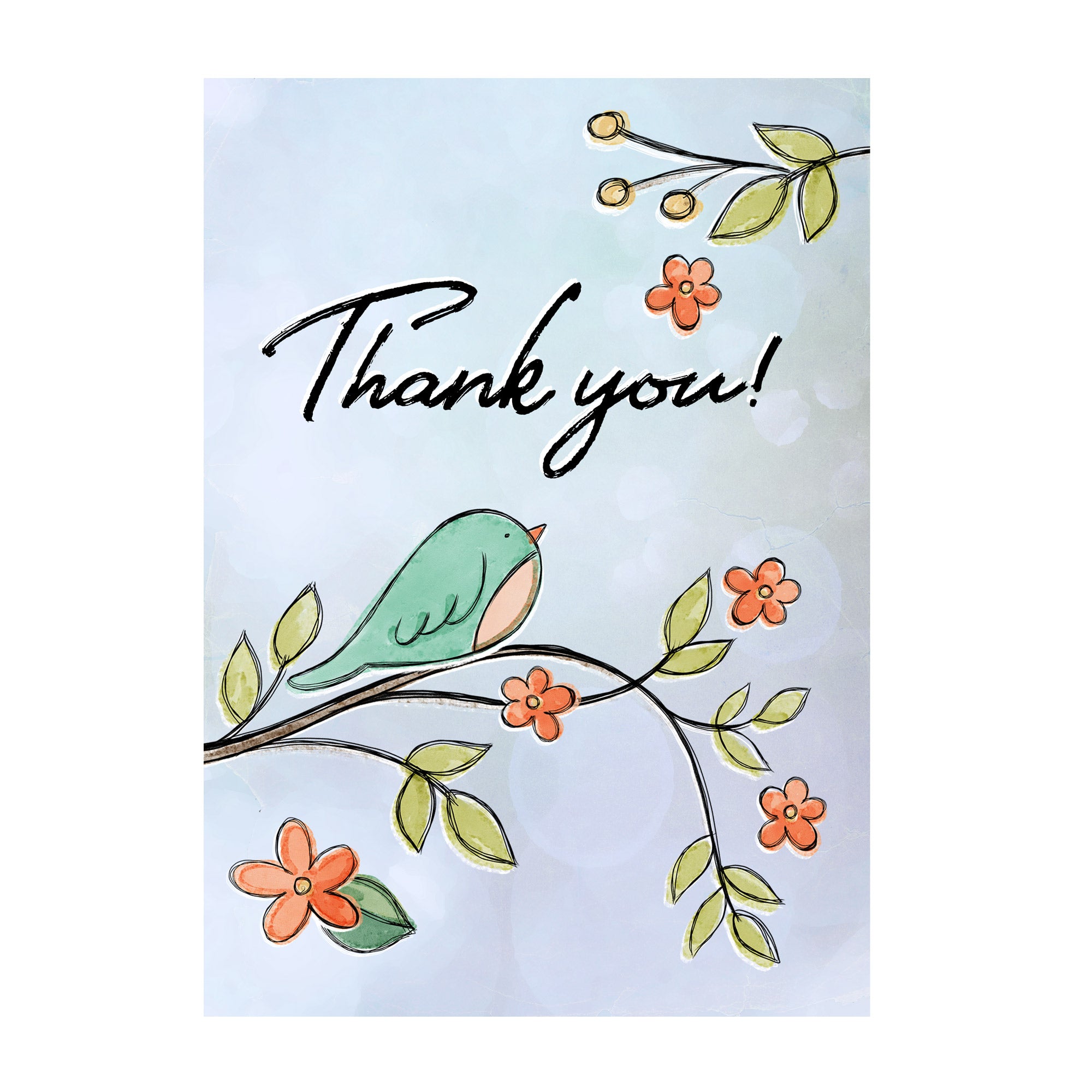 Single Card: Thank You, Thank You! (Set of 6)