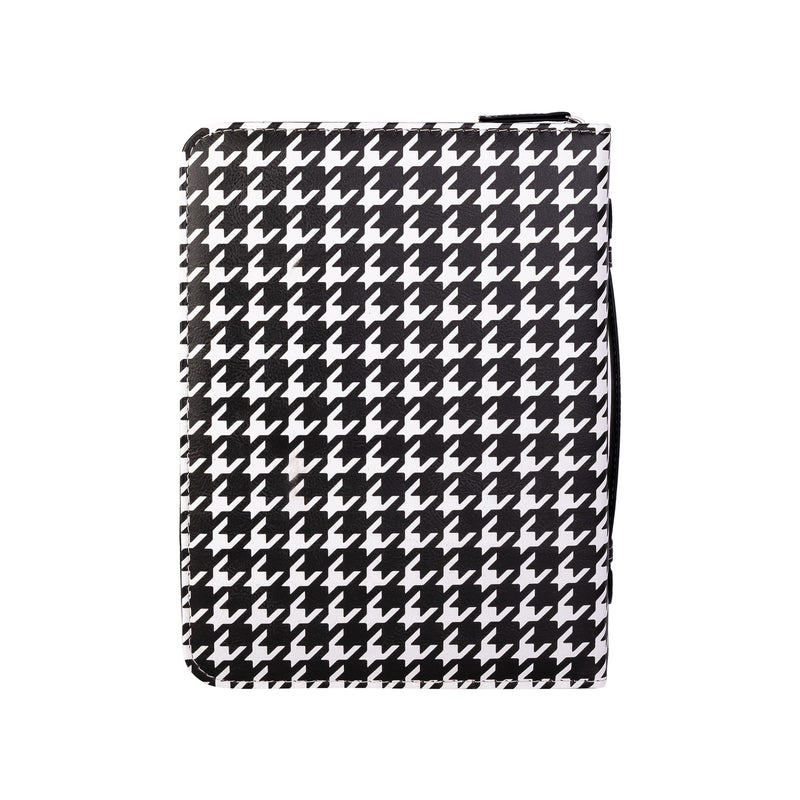 Divine Details: Bible Cover - Houndstooth w/Gold