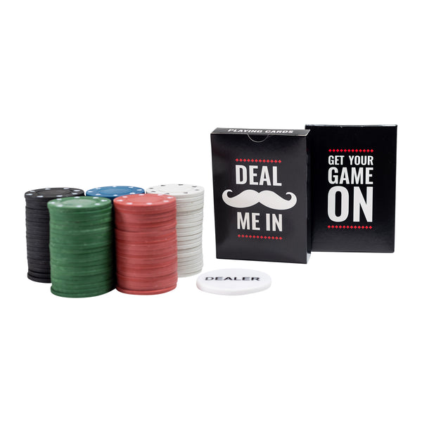 Men's Professional Poker in a Tin Set