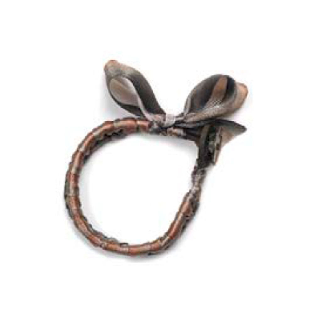 Braided Ribbon Bracelet-Brown (2 pk)