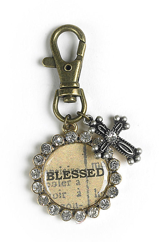 Monarch M-inspirations keychain BLESSED (2 pk)
