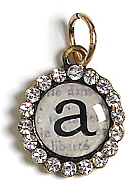 Monarch Small Letter Hanging Charm A (2 pk)