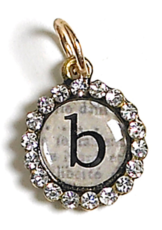 Monarch Small Letter Hanging Charm B (2 pk)
