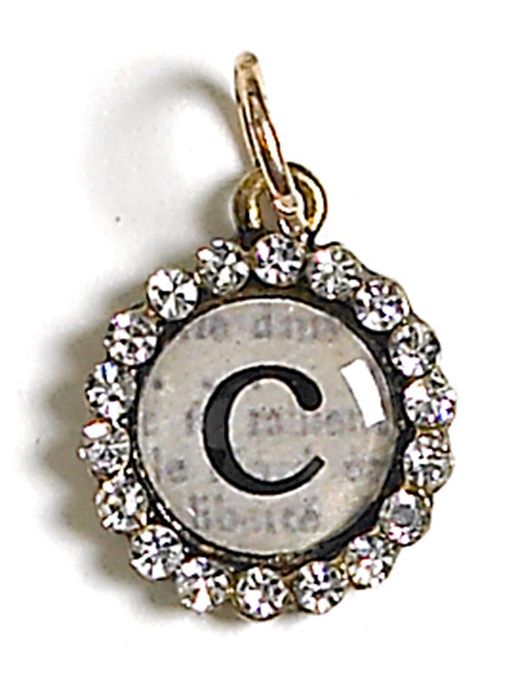 Monarch Small Letter Hanging Charm C (2 pk)