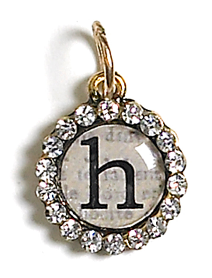 Monarch Small Letter Hanging Charm H (2 pk)