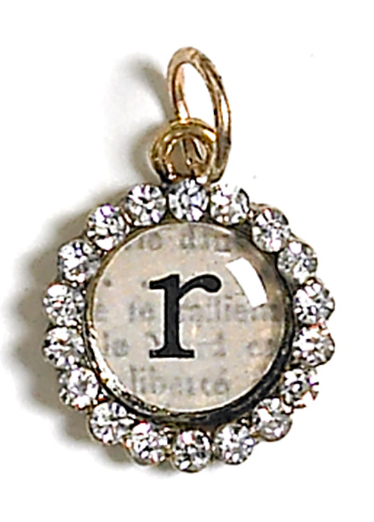 Monarch Small Letter Hanging Charm R (2 pk)