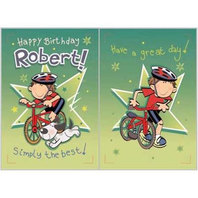 Singing Card- Robert