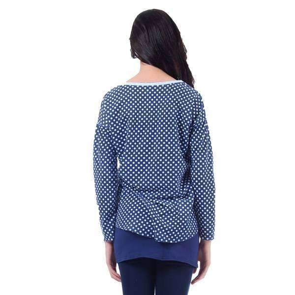 Peace & Polka Dots Blouse,Tops,Mad Style, by Mad Style